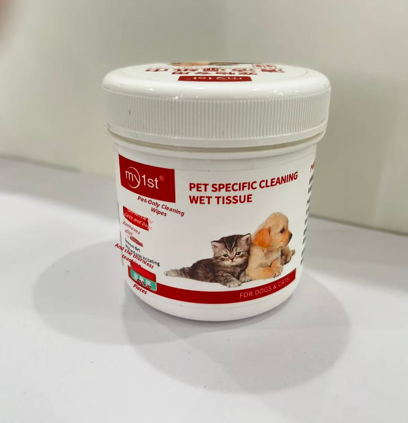 Pet cleaning wet tissue-100 tablets-1 bottle
