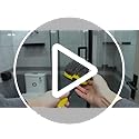 Yocada Tub Tile Scrubber Brush 2 in 1 Cleaning Brush 58.2 Inch Adjustable Telescopic Pole Stiff Bristles Scouring Pads for...