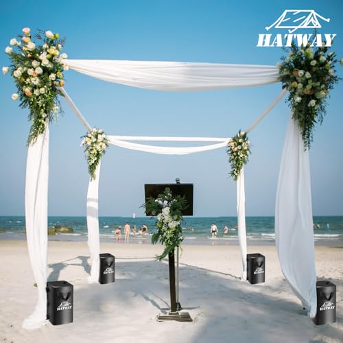 Hatway Canopy Weights,176 LBS Water Bag Set of 4 Leg Weights for Pop Up Canopy,Gazebo,Canopies,Tent-4 * 20L-Black