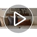 MIULEE Pack of 2 Decorative Throw Pillow Covers Soft Chenille Throw Pillows Solid Textured Cushion Covers for Couch Sofa B...