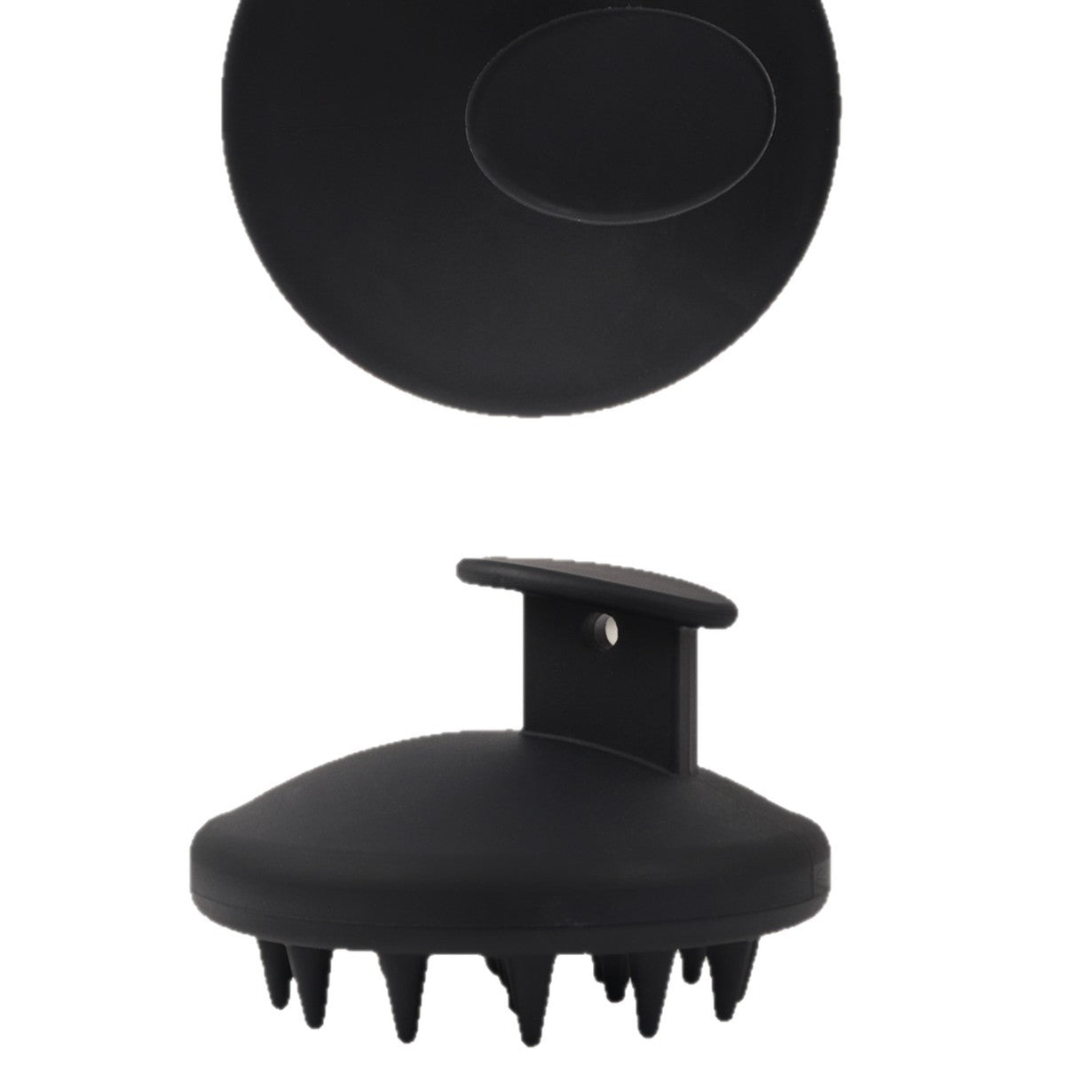 Silicone Round Hair Body Massage Brush For Bathing And Hair Care