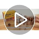 Komimaci 4x6 picture frames, Solid Rustic Wooden Photo Frames with Walnut Wood Base and High Definition Acrylic Glass Cove...