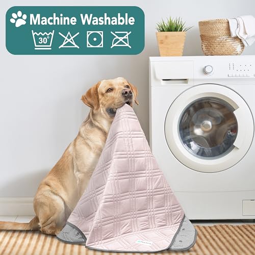 PetAmi Waterproof Cooling Mat for Dog, Premium Pet Cooling Blanket for Bed Crate, Anti Slip Indoor Dog Cool Pad for Sleepi...