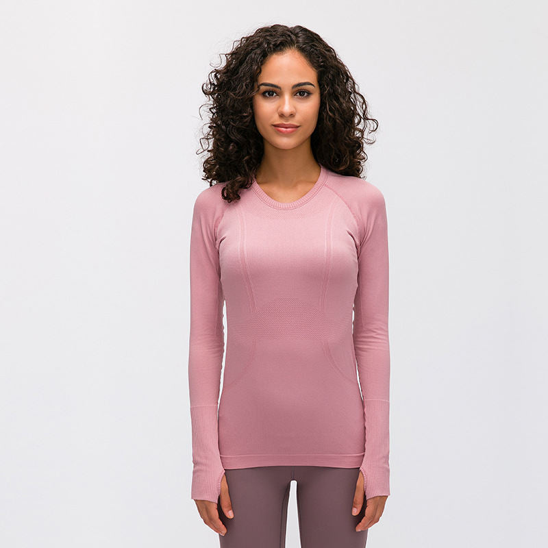 Women's Sports Round Neck Running Breathable Yoga Jacket
