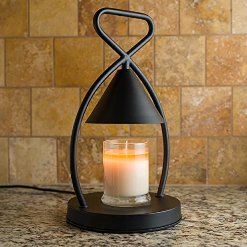 Candle Warmer Lamp with Timer - 1H, 2H, 4H, 2 Bulbs, Compatible with Jar Candles, Adjustable Light and Heat Output, Stylis...