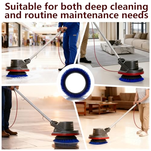 237058 Blue Crimped Polypropylene Scrub Orbiter Brush Replacement for Oreck Commercial ORB550MC, ORB600MW, ORB700MC Orbite...