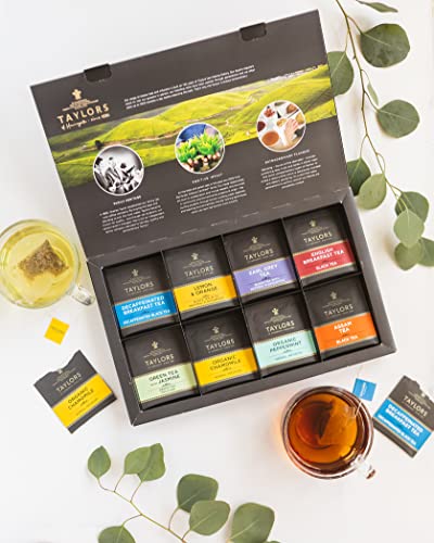 Taylors of Harrogate Assorted Specialty Teas Sampler, Variety Pack Gift Box, Individually Wrapped Bags, 48 Count (Pack of ...