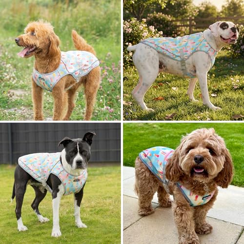 Spark Paws Dog Cooling Vest - SPF 50 UV Sun Protection - Summer Heat Relief Gear for Dogs, Lightweight, Evaporative Coolin...