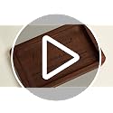 MUUJEE 5 Year Custom Engraved Rec Tray - Personalized Names on Wood Tray Small Jewelry Ring Dish 5 Year Wedding Anniv Gift...