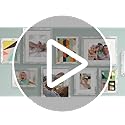 BAIJIALI 5x7 Picture Frame Distressed Farmhouse Wood Pattern Set of 4,Display 4x6 with Mat or 5x7 Without Mat,Multicolour