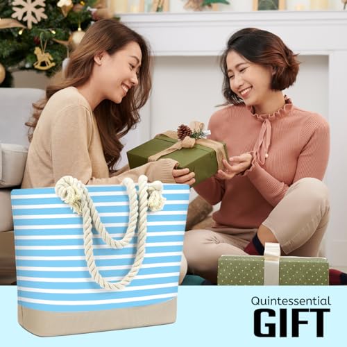 Fokongna Tote Bag For Women, Beach Bag Best Friend Travel Birthday Gifts, Travel Parties Vacation Shopping Essentials