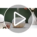 Soulorigin 100ml Mini Essential Oil Diffuser, Portable Aromatherapy Diffuser with Warm Light, One-Button Control, Auto Shu...