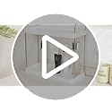 Vtopmart 2-Tier Bathroom Countertop Organizer, Vanity Dresser Counter Tray Shelf for Skincare, Perfume, Makeup, Silver