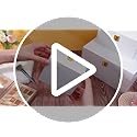 Novabright 3 Pack Memory Keepsakes Box Wooden Storage Box with a Hinged Lid Decorative Memory Treasure Chest Boxes Gift Id...