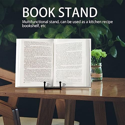 Hoewina 5 Pack 6 Inch Plate Stands for Display, Plate Holder Display Stands, Metal Frame holder stand for Book, Picture, D...