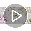 Newbridge Avery Garden Blooms and Buds Vinyl Rectangle Tablecloth, Hydrangea Pink Floral 60 x 102 Inch Flannel Backed Tabl...
