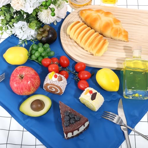 3 PCS Reusable Freezable Ice Mat for Buffet and Food Trays, Cooling Mat for Cold Serving, Chilling Mat for Charcuterie, Ch...