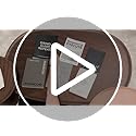 Moncur Home Decorative Coffee Table Books Set of 3 Black & White Design Books with Removable Covers and Real Blank Pages f...