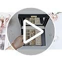 TORIBIO Jewelry Box for Women, Leather Jewelry Organizer with Mirror & Lock, 3-Tier Jewelry Storage Organizer with 2 Drawe...