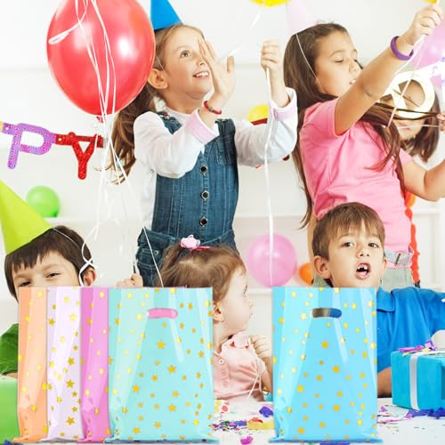 40 Pack Party Favor Bags Goodie Bags for Birthday Party Gift Bag Bulk for Baby Shower, Wedding, Thanksgiving, Christmas, N...