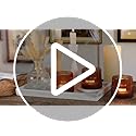 Amber Ribbed Tealight Votive Candle Holders Set of 10- Votive Candle Holders for Table Centerpiece, Tea Light Candle Holde...