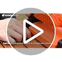 Odoland Rechargeable Camping Fan, 20000mAh Battery Fans with LED Lantern for Tent Car Beach Storm, Portable Light Desk Coo...