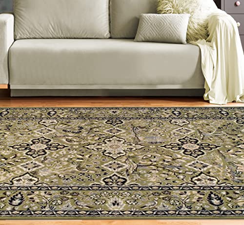 Superior Radcliffe Collection Area Rug, 8mm Pile Height with Jute Backing, Traditional European Tapestry Design, Fashionab...