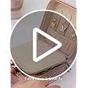 MODENGKONGJIAN Jewelry Organizer Box, 2-Layer Large Jewelry Storage Case, Portable Travel Jewelrys Display Holder for Earr...