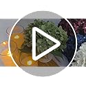 DIYDOFUN Flower Table Centerpieces - Set of 6 Floral Arrangement Artificial Wedding Hydrangeas Floral Arrangement with Rus...