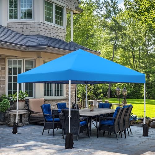 Amazon Basics Outdoor Pop Up 10 x 10 Canopy Tent for Events, Portable with Easy Setup, Sun Shelter for Outdoor Activities,...