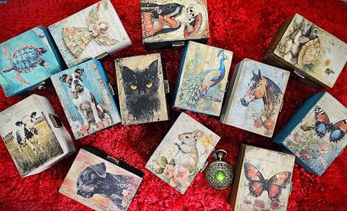 RK Collections Mouse Trinket Box Small Jewelry Keepsake Box | Storage Box for Girls Women | Gift Idea, Animal Lover Orname...