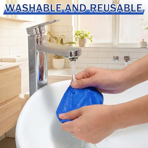 FoldTier 8 Pcs Car Windshield Cleaner Kits with Extendable Handle, 5 Microfiber Towel Pads, 1 Brush, 1 Empty Spray Bottle ...