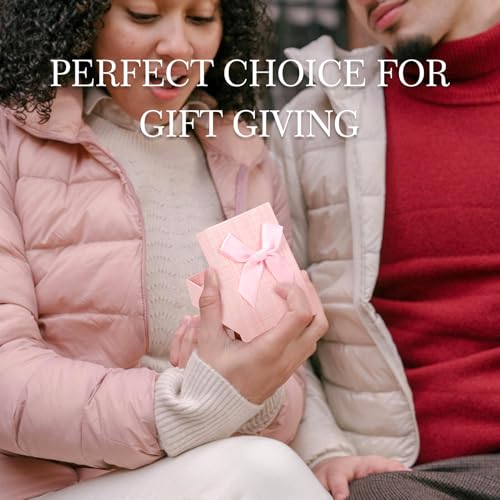 Craftdady 12 pcs Jewelry Gift Box Set Empty Packaging Cases with Bowknot Rectangle Cardboard Paper Jewelry Boxes with Lid ...