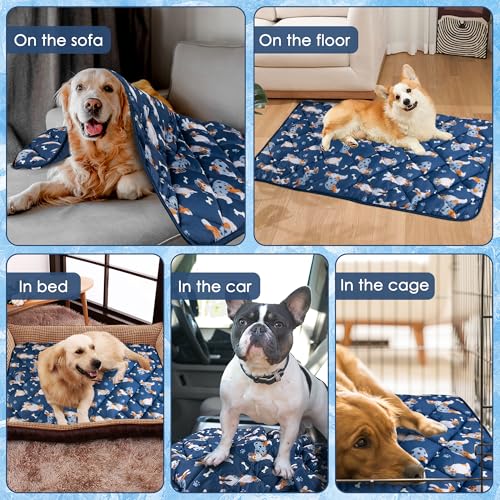Pedobi Dog Cooling Mat, Premium Lightweight Pet Cooling Blanket Bed Cover for Dogs, Cat, Puppies | Ice Silk Cooling Pad fo...
