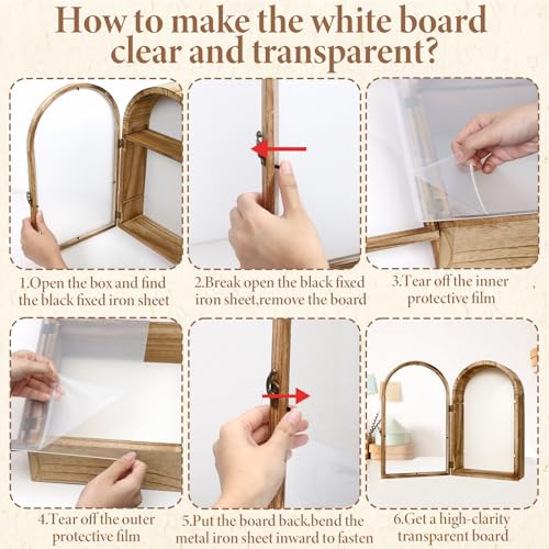Dremisland Large Shadow Box Frame 10x16 Deep Shadow Boxes Display Case with Linen Back and Removable Shelves, Picture Fram...