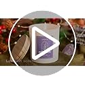 AOOVOO Lavender Scented Candles for Women - Aromatherapy Candle with Crystals Inside, 10oz Soy Candles for Home Scented, B...