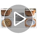 280ml Glass Essential Oil Diffuser Wood Grain Base Air Aroma Diffusers for Aromatherapy Cool Mist Humidifier with Safe Aut...