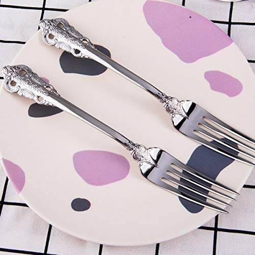 Personalized Wedding Dinning Set of 2 Forks Custom Engraved Forks Mr Mrs Anniversary Bridal Shower Gift Keepsake (Vintage ...