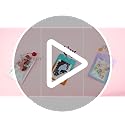 Funfery 6.3x9.4in Smell Proof Holographic Resealable Bags,Mylar Foil Bags with Zipper,Iridescent Party Favor Bag for Goodi...