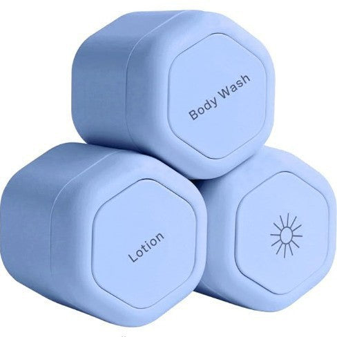 Travel Container Body Care Capsule Set Magnetic Travel Capsule