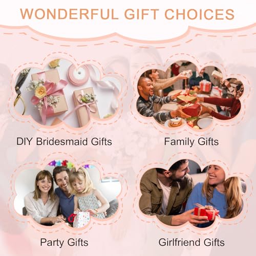 Kifmurase 10Pcs Travel Jewelry Case, Bridesmaid Gifts Box, Small PU Leather Earring Organizer, Jewelry Travel Organizer, M...