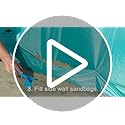 Rhino Valley Beach Cabana, 8 * 8FT Beach Tent UPF50+ Protection, Easy Setup Beach Canopy Wind Resistant with Cup Holder, C...