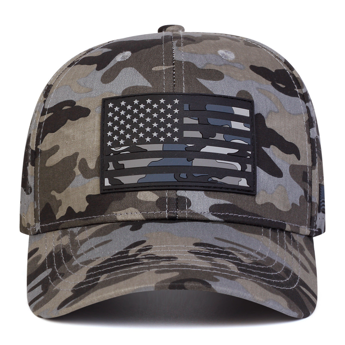 Three-dimensional American Flag Printed Mesh Breathable Adjustable Trendy Fashion Baseball Cap Suitable For Outdoor Outings And Travels