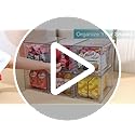 Vtopmart 4 Pack Large Stackable Storage Drawers,Easily Assemble Acrylic Bathroom Closet Undersink Organizers and Storage,P...