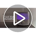 MegaWise Cool Mist Humidifiers for Babies, Bedroom, Nursery, Home and Office | Super Quiet Ultrasonic Vaporizer, Large To...