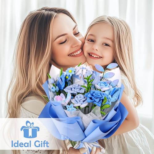 EARLY MINDS 500 Pcs Pipe Cleaners Craft Kit for Flower Making, Complete DIY Bouquet Set with with Tutoria, Chenille Stems,...