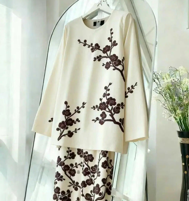 New Womens Casual Digital Print Set