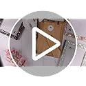 Handicrafts Home Decorative Picture Frame Wooden Photo Frame and Collage (Mop White, 4x6)