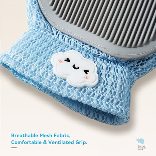 Guilinyuheng Pet Hair Remover Glove for Dogs & Cats, Upgraded Reusable 5-Finger, Gentle Deshedding Grooming Brush, Pet Hai...