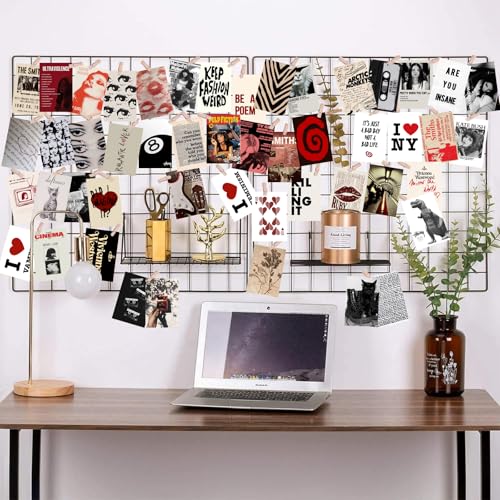 KBKBART 50Pcs Downtown Girl Room Decor, Y2k Wall Art Prints for Bedroom, Coquette Wall Collage Kit for Room Aesthetic, 4"x...